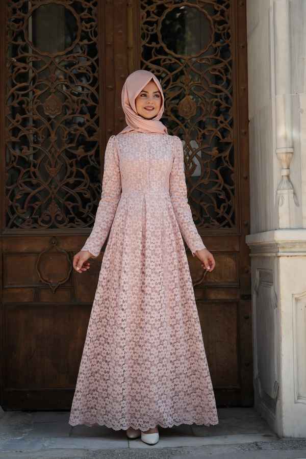 En Güzel Pınar Şems Tesettür Elbise Modelleri