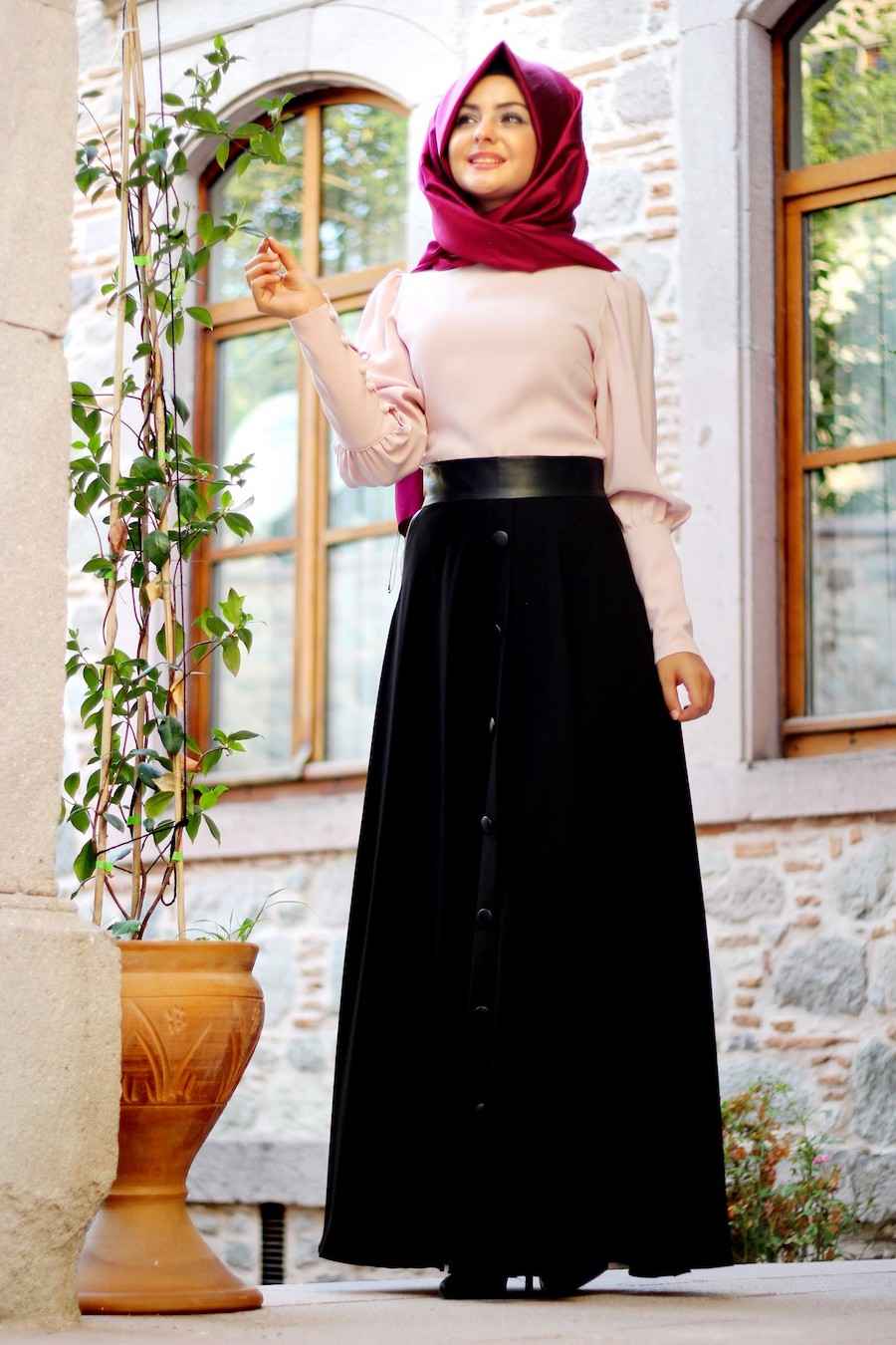 Pınar Şems Siyah Etek Modelleri
