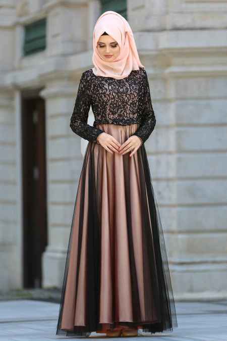 En Güzel Tesettür Abiye Elbise Modelleri