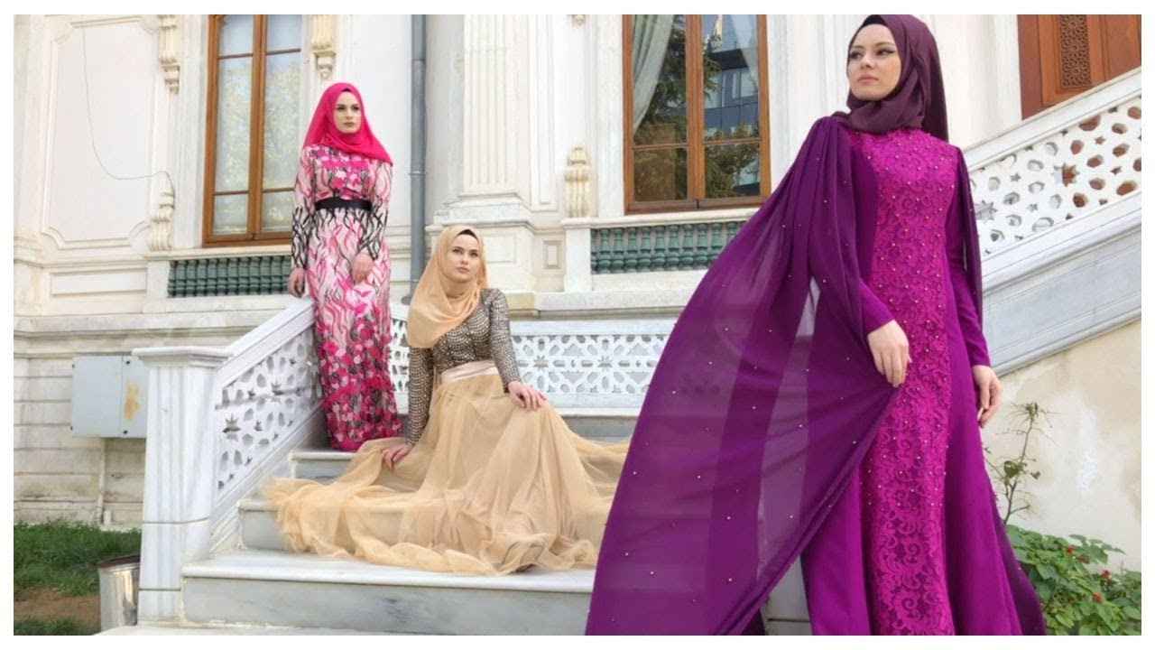 Şık ve Özel Sefamerve Tesettür Abiye Elbise Modelleri