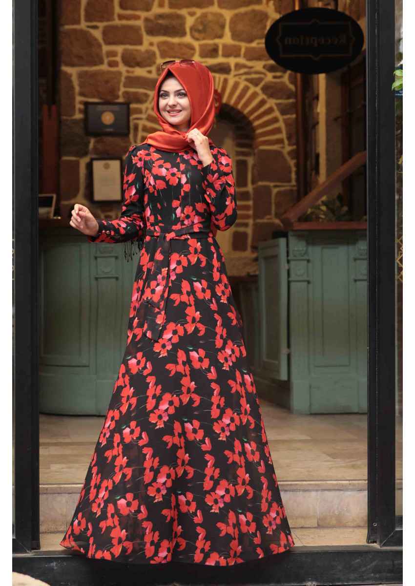 Pınar Şems Yazlık Tesettür Elbise Modelleri