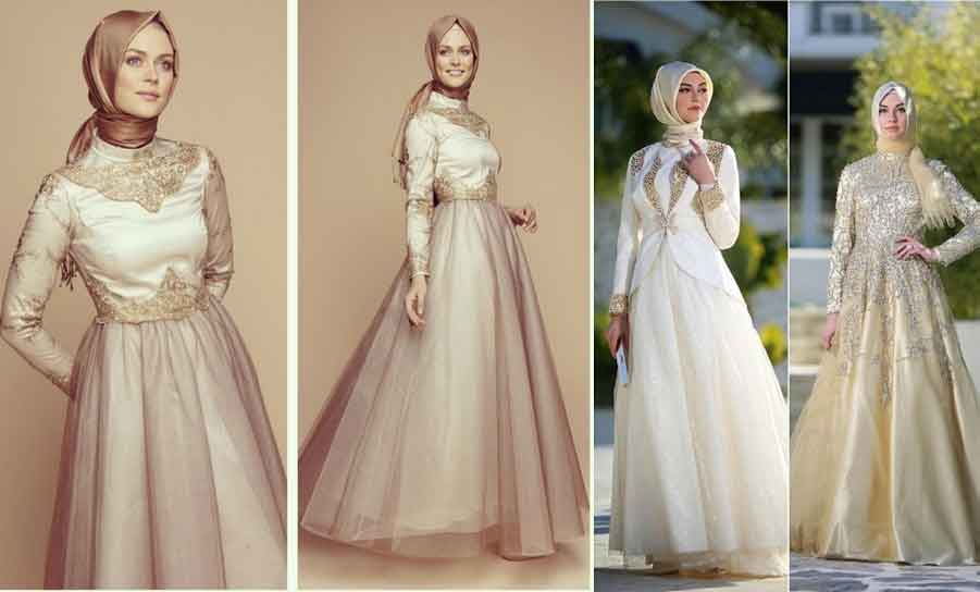 2019 Tesettür Abiye Elbise Modelleri