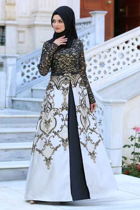 Şık ve Modern Neva Style Tesettür Abiye Elbise Modelleri