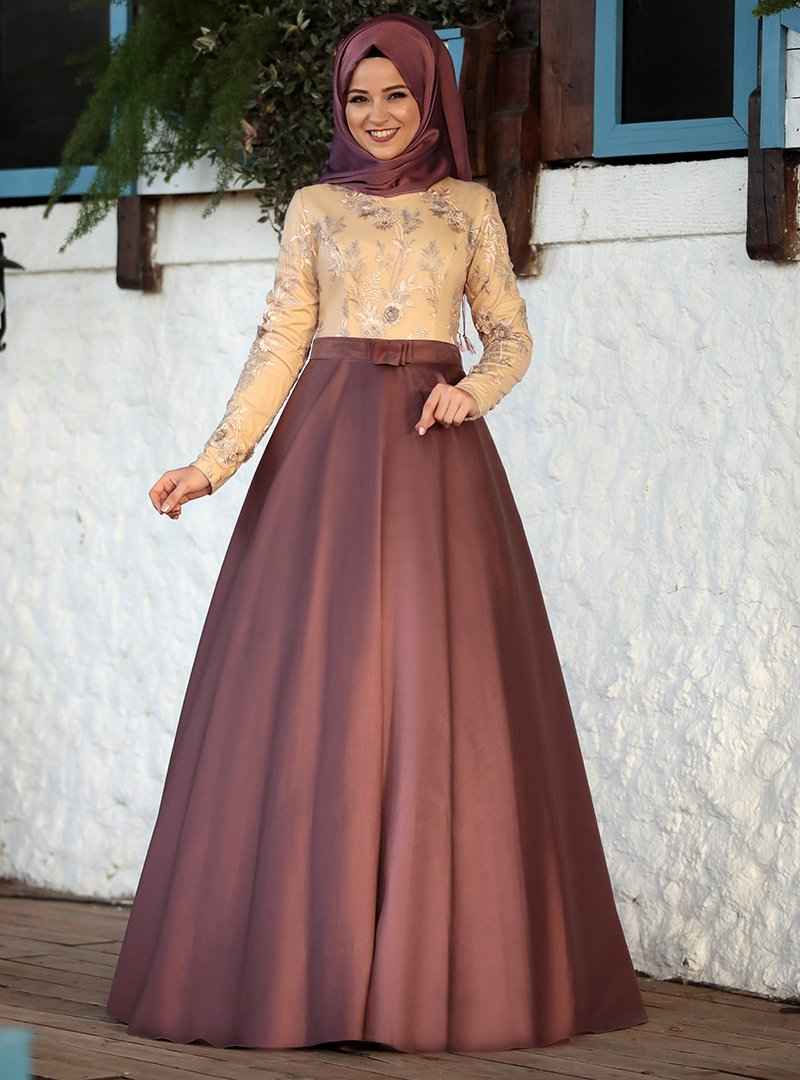 Al-Marah Gül Kurusu Abiye Elbise Modelleri