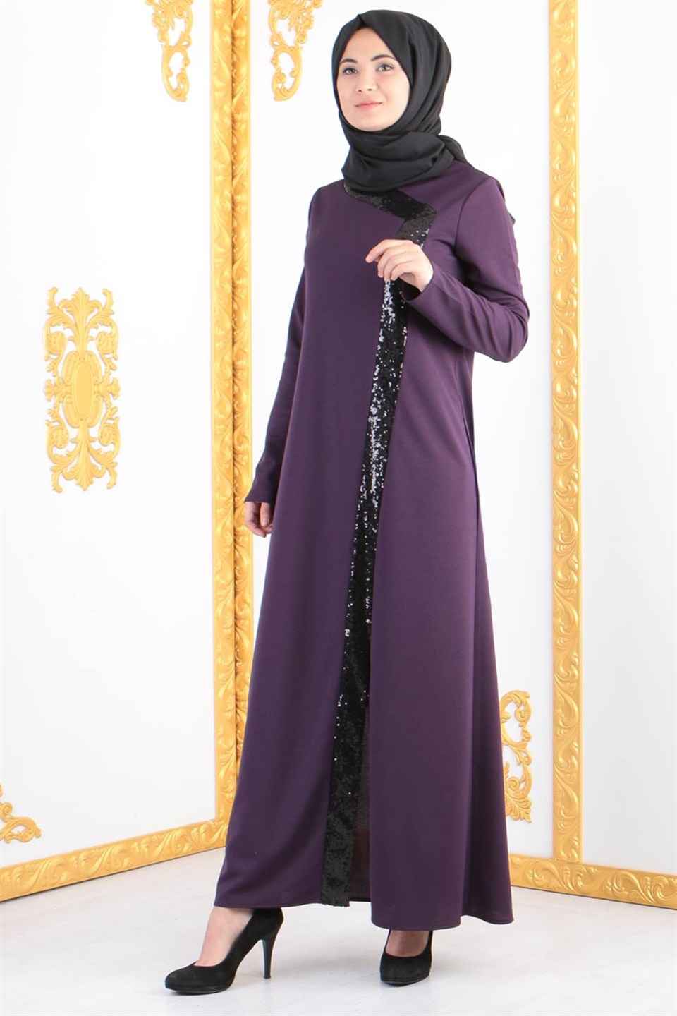 Bahye Zen Tesettür Abaya Ferace Elbise Modelleri