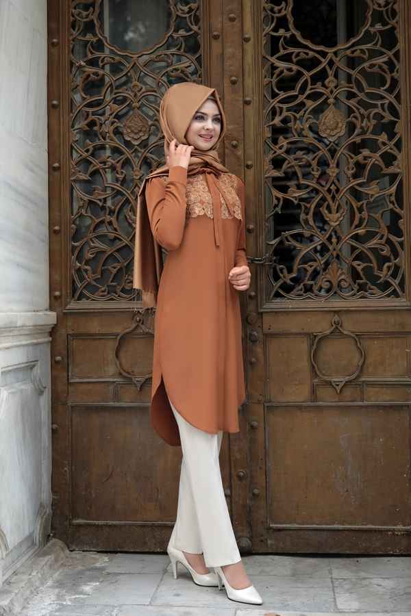En Güzel ve Şık Pınar Şems Tesettür Tunik Modelleri