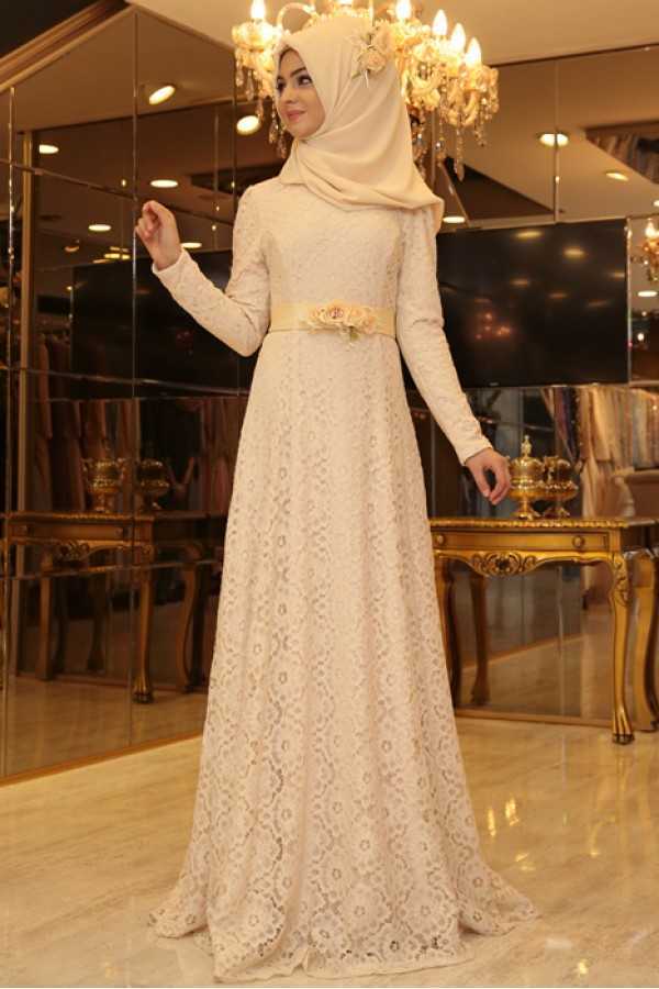 Pınar Şems Dantelli Abiye Elbise Modelleri