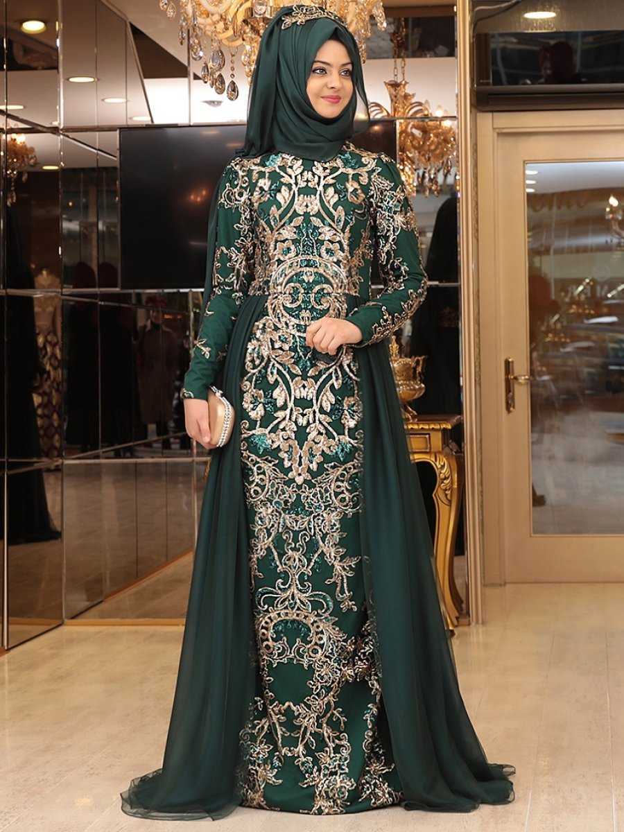 Pınar Şems Zümrüt Abiye Elbise Modelleri