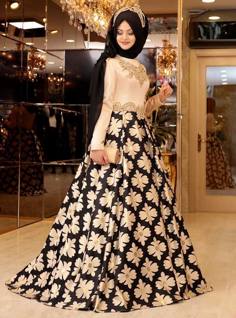Pınar Şems Çiçekli Abiye Elbise Modelleri