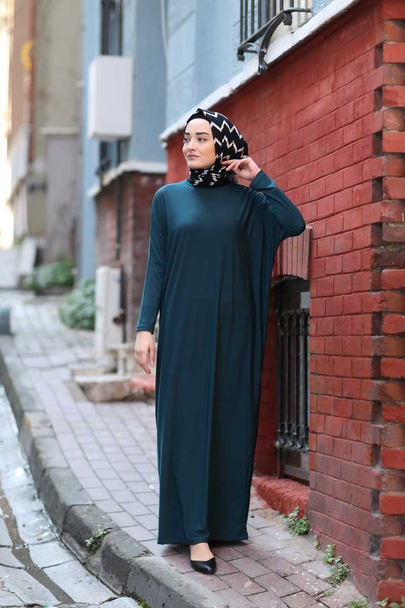 ModaOnur Tesettür Yarasa Kol Elbise Modelleri