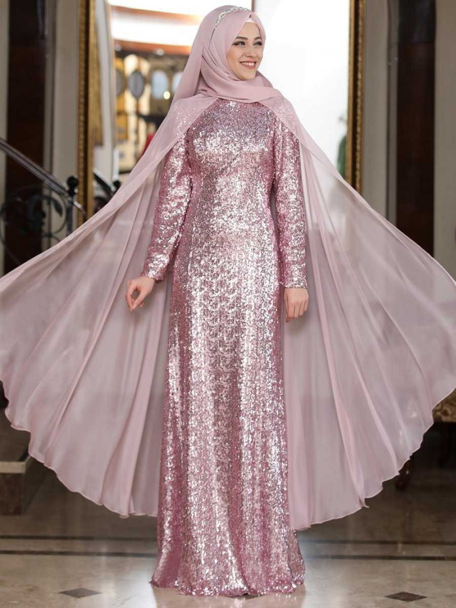 Al Marah Tesettür Pelerinli Abiye Elbise Modelleri