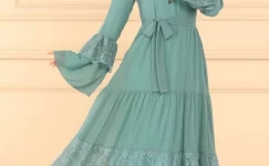 Moda Selvim Tesettür Şifon Elbise