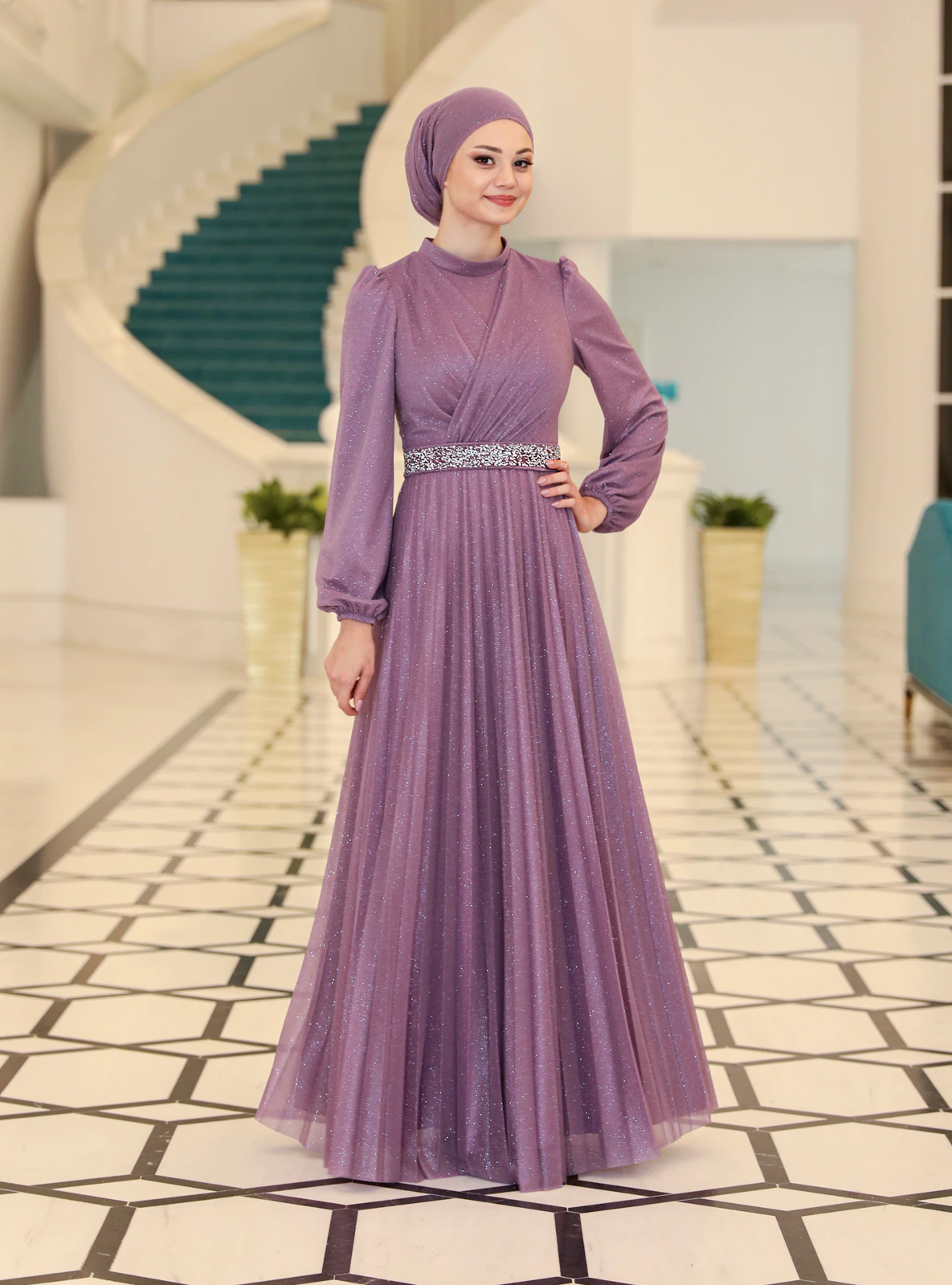 Azra Design Tesettür Abiye Elbise
